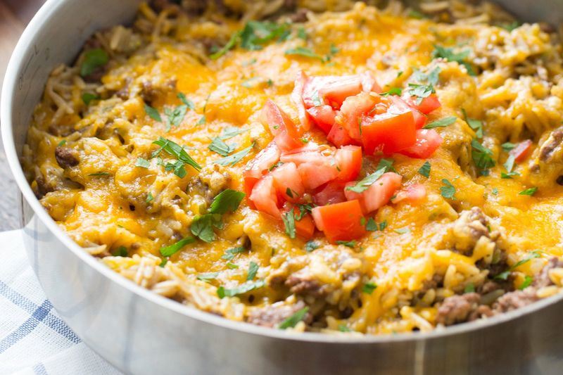 Cheeseburger Skillet