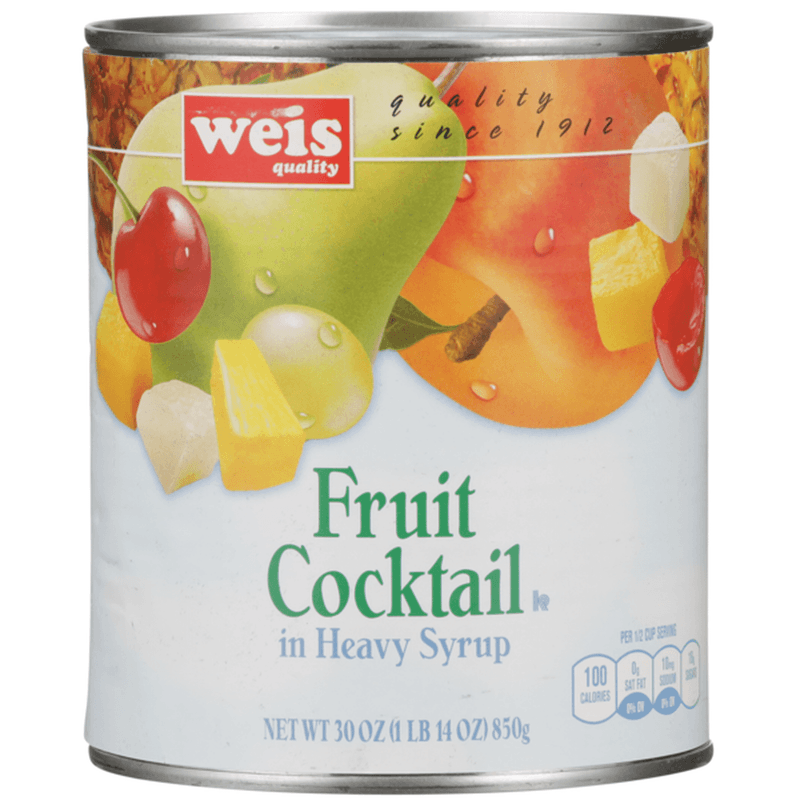 Fruit Cocktail in Heavy Syrup (Marketed as Dessert)