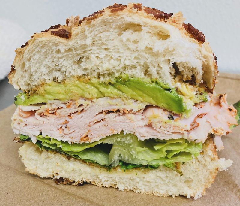 Turkey and Avocado on Dutch Crunch