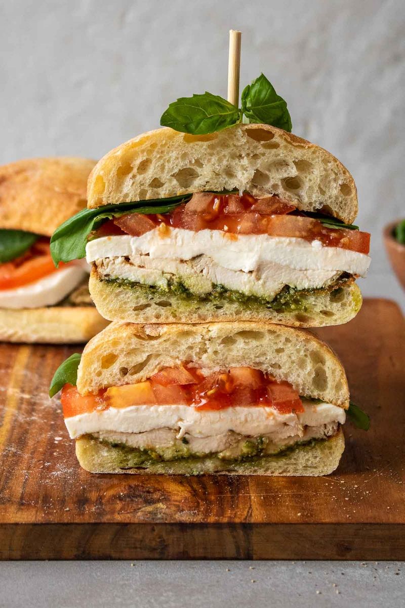 Chicken Caprese Panini
