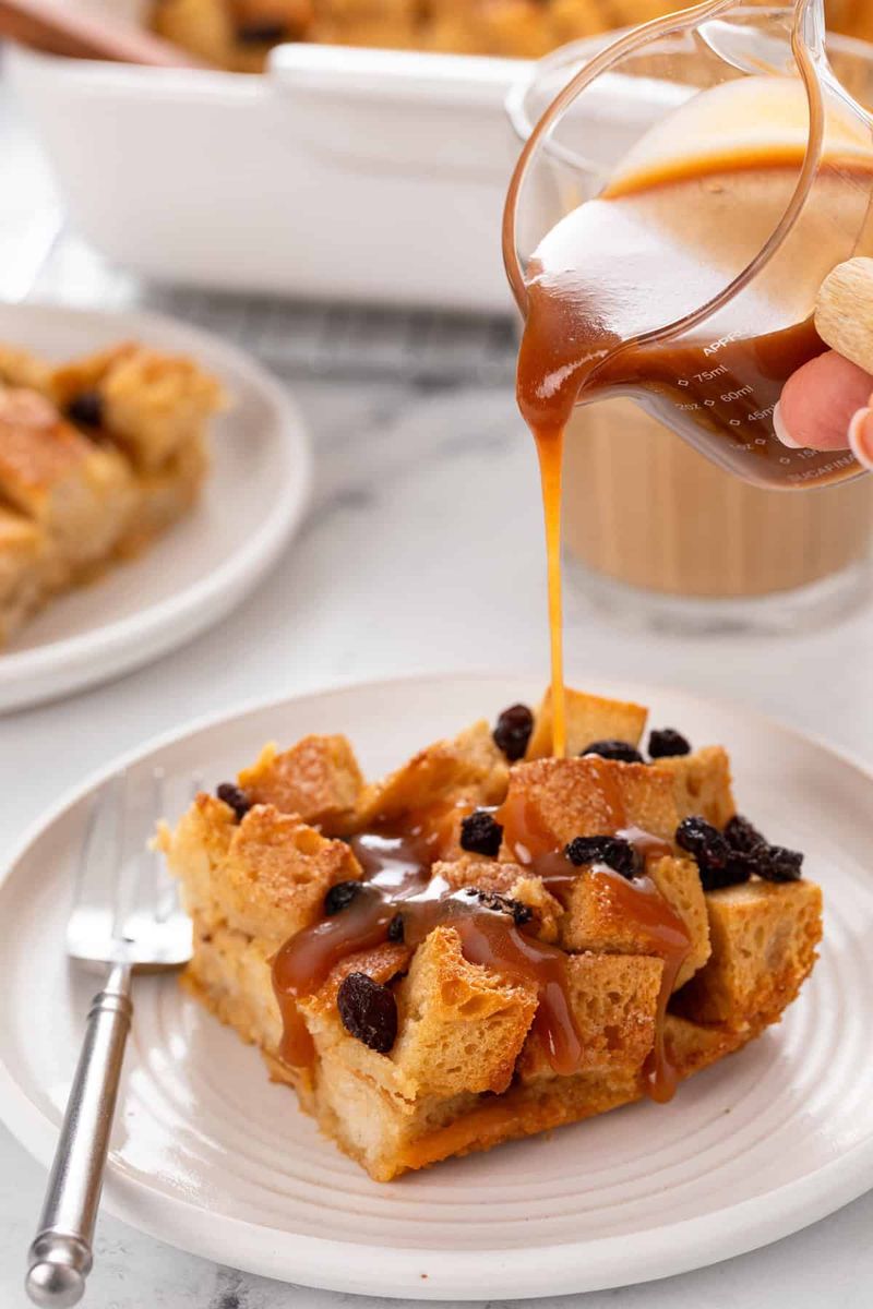 Bread and Butter Pudding with Whiskey Sauce: Elegant Leftovers