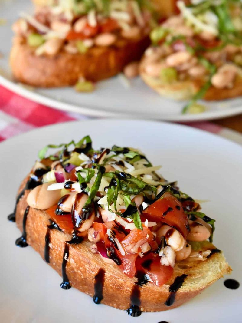 Bean and Tomato Bruschetta