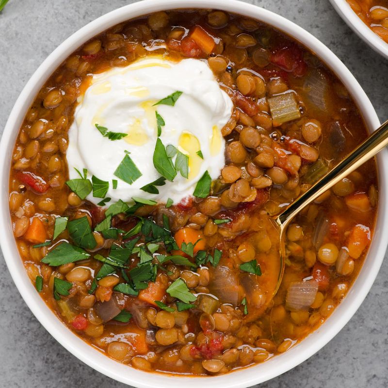 Slow-Cooked Lentil Soup