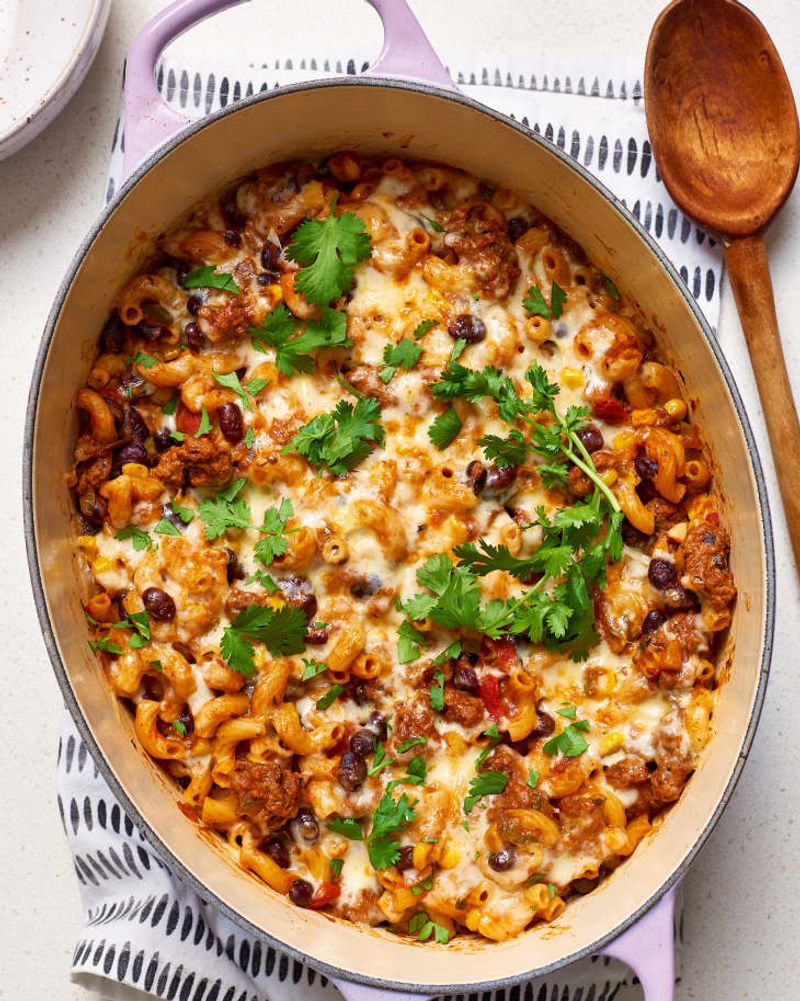 One-Pot Cheesy Taco Pasta