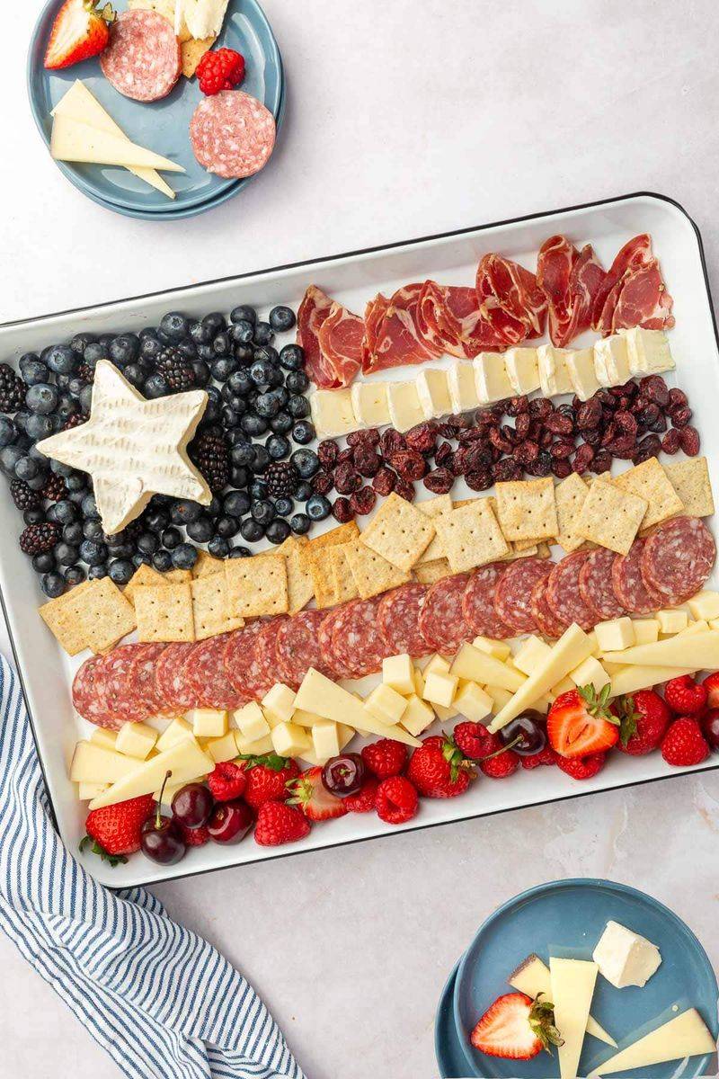 Patriotic Charcuterie Board