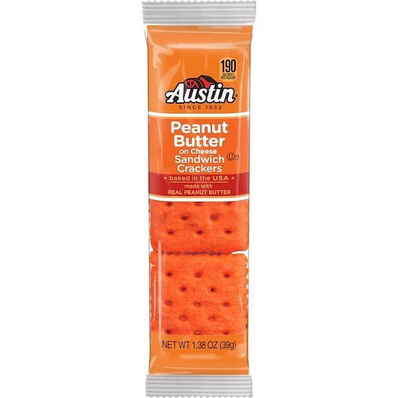 Austin Cheese Crackers with Peanut Butter