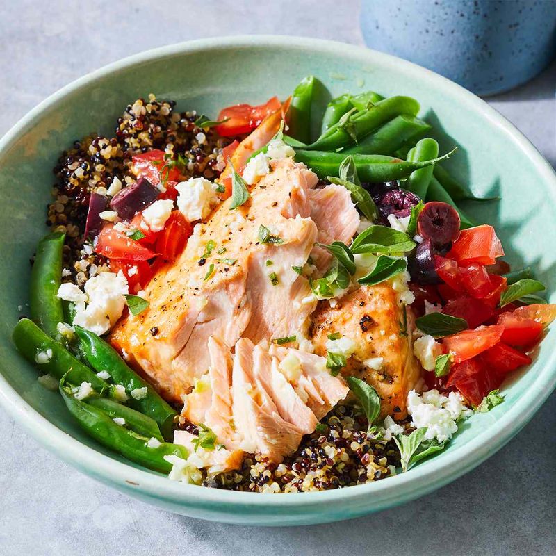 Salmon and Quinoa Bowl