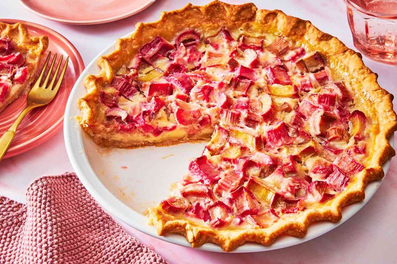 Rhubarb Custard Pie