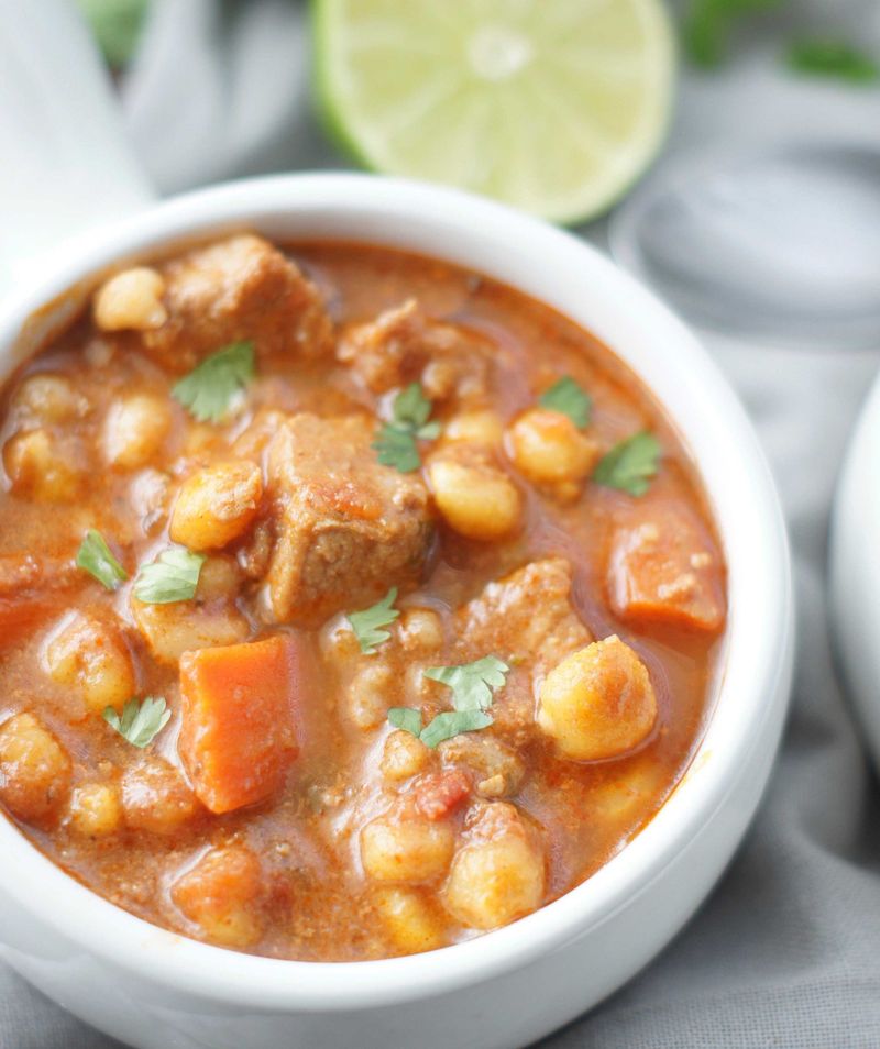 Hominy and Bean Stew