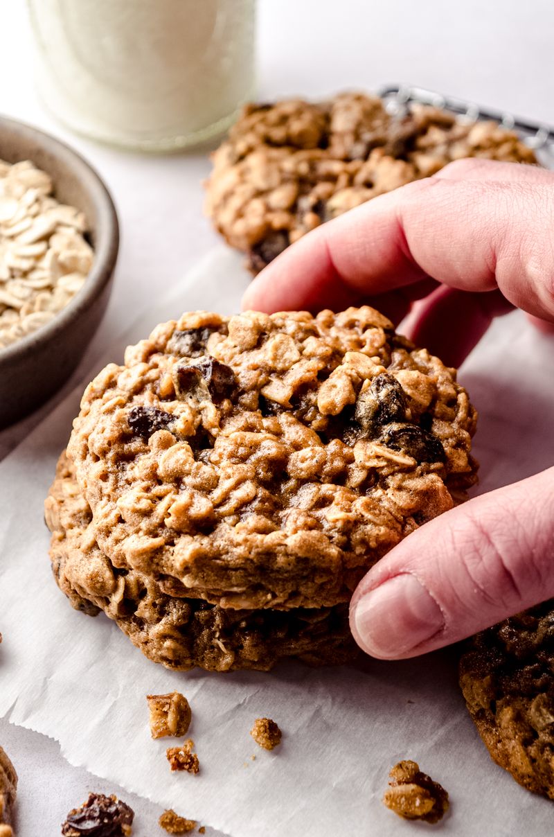 Oatmeal Raisin Spice Cookies