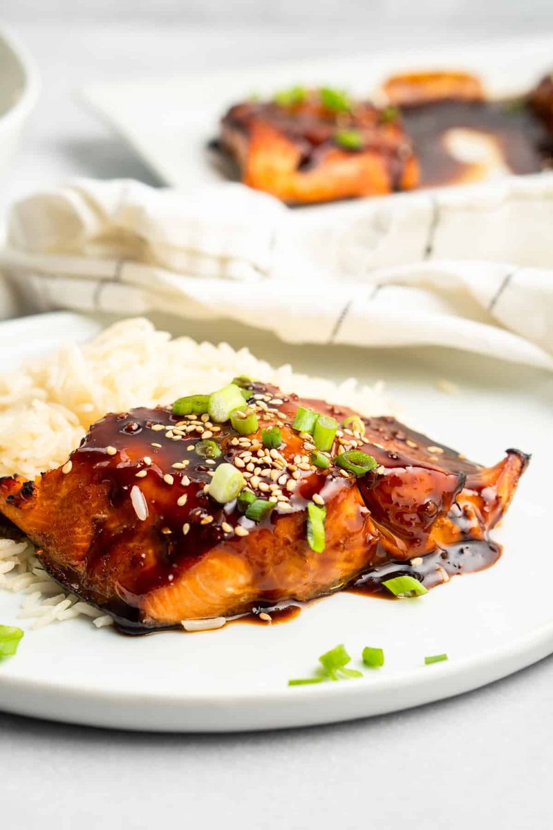 Air Fryer Teriyaki Salmon