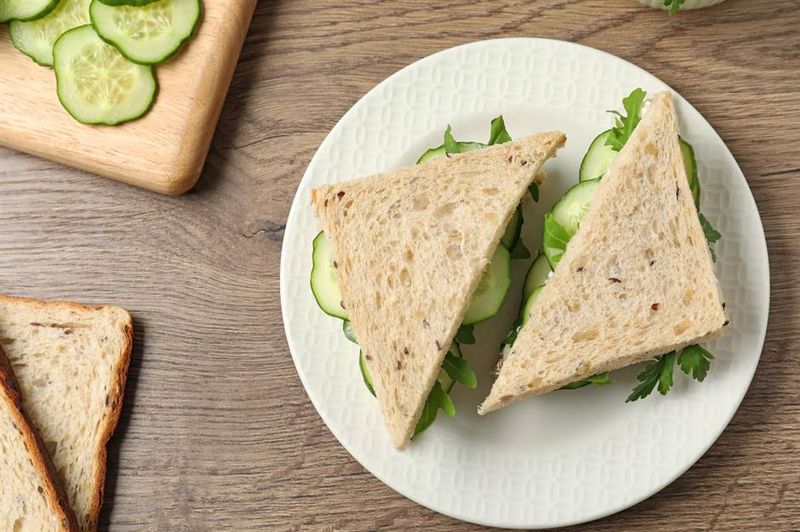 Limp Cucumber And Cream Cheese