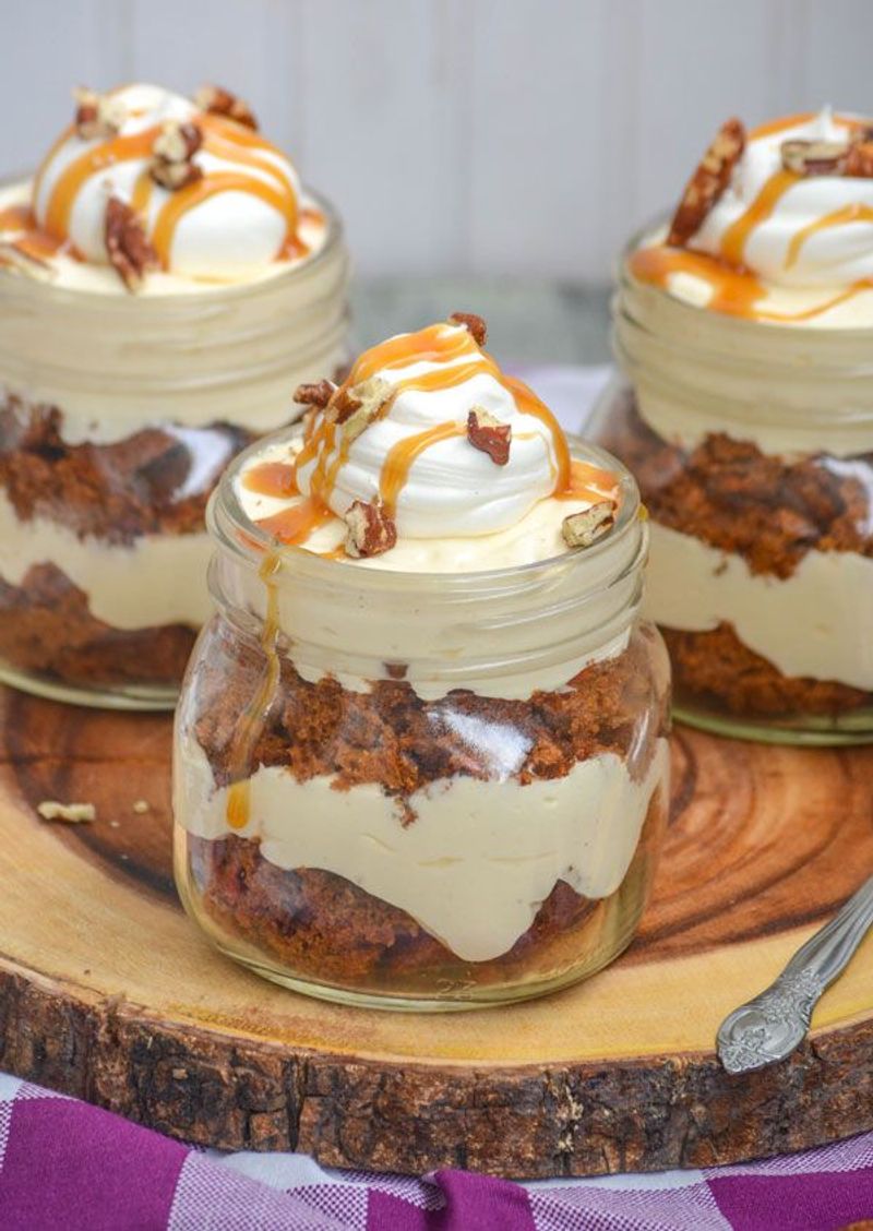 Carrot Cake Mini Trifles