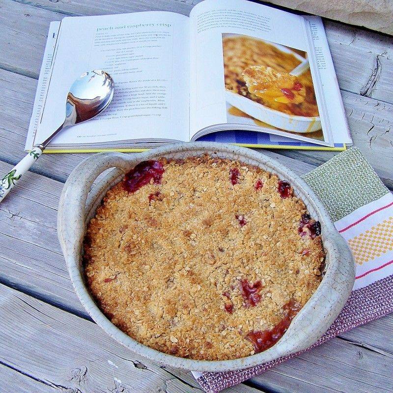 Peach Raspberry Crisp