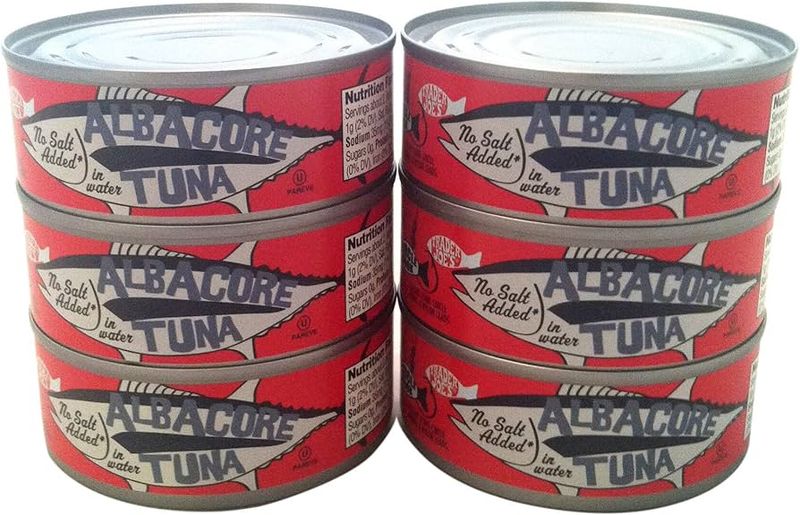 Trader Joe's Albacore Tuna in Olive Oil - Fat Content Champion