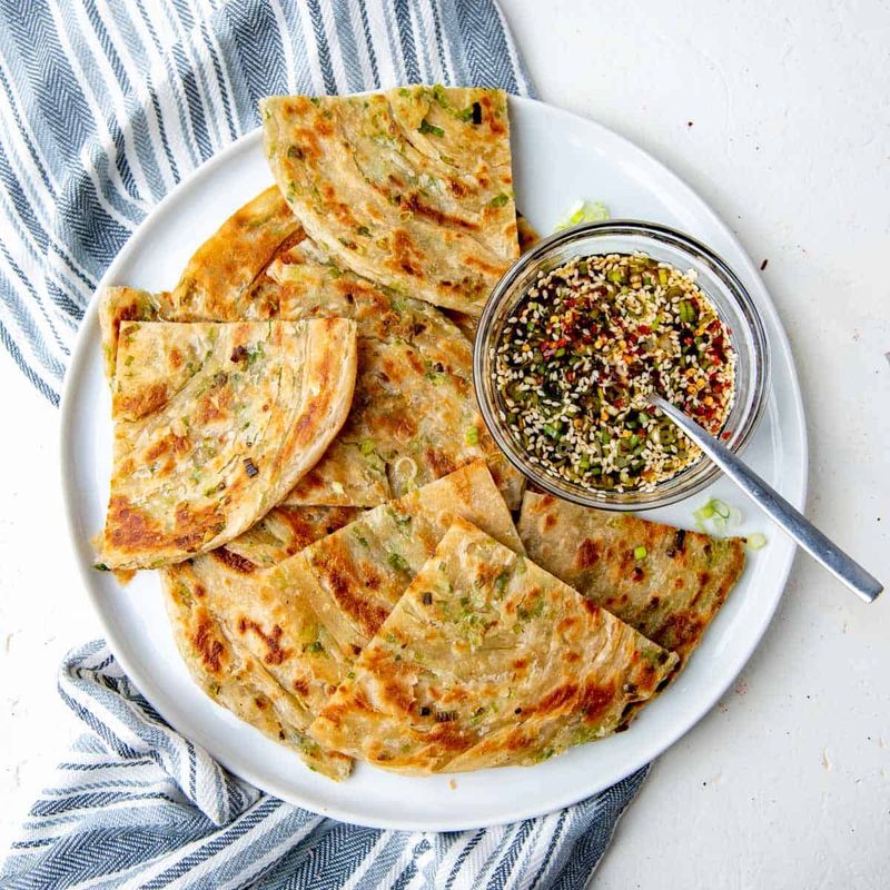 Scallion Pancakes: Flaky, Crispy Chinese Flatbreads