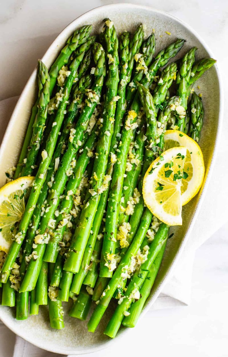Steamed Asparagus