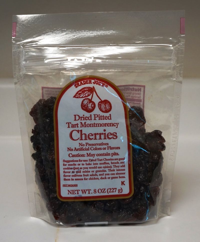Dried, Pitted Tart Montmorency Cherries