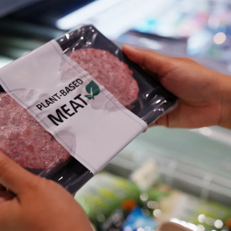 Meat and plant-based meat alternatives