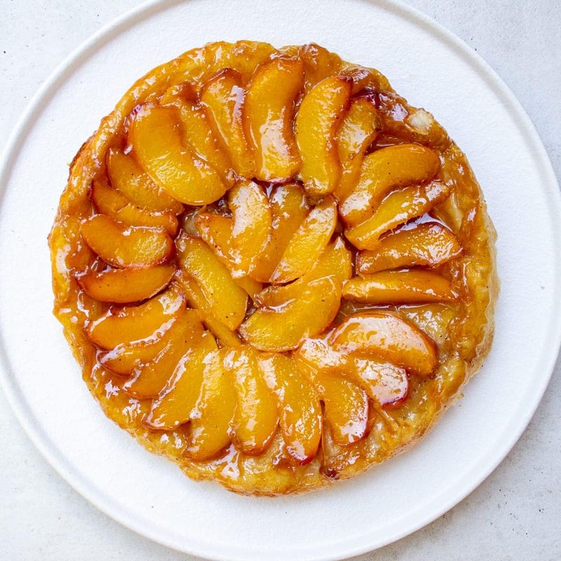 Peach Tarte Tatin