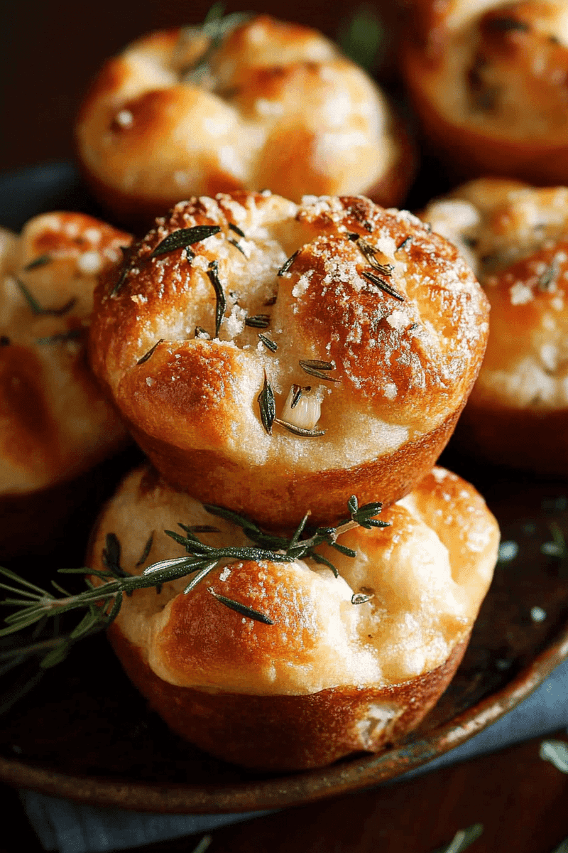 Herb and Garlic Muffins