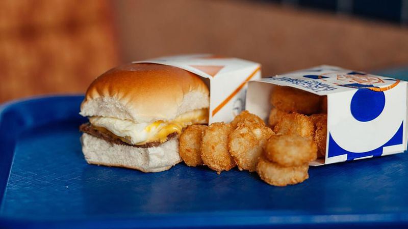 White Castle Breakfast Slider