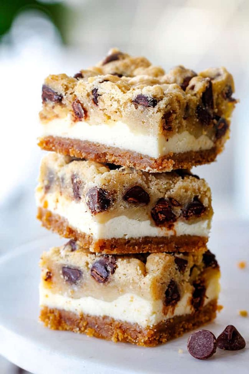 Cookie Dough Cheesecake Bars
