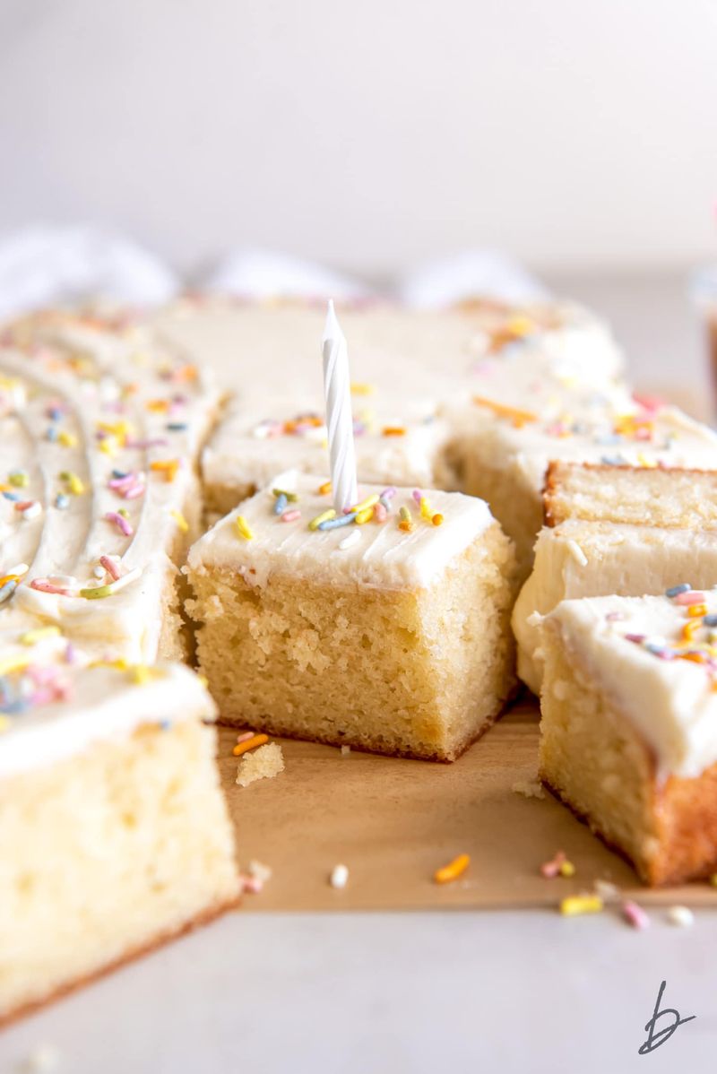 Easy Vanilla Sheet Cake