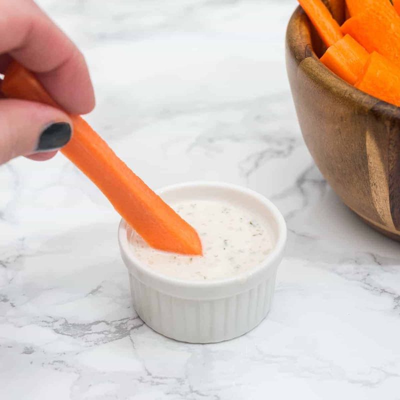 Carrot Sticks with Ranch