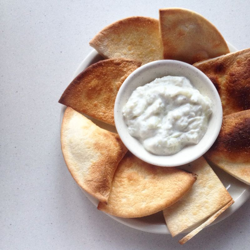 Pita Bread with Tzatziki