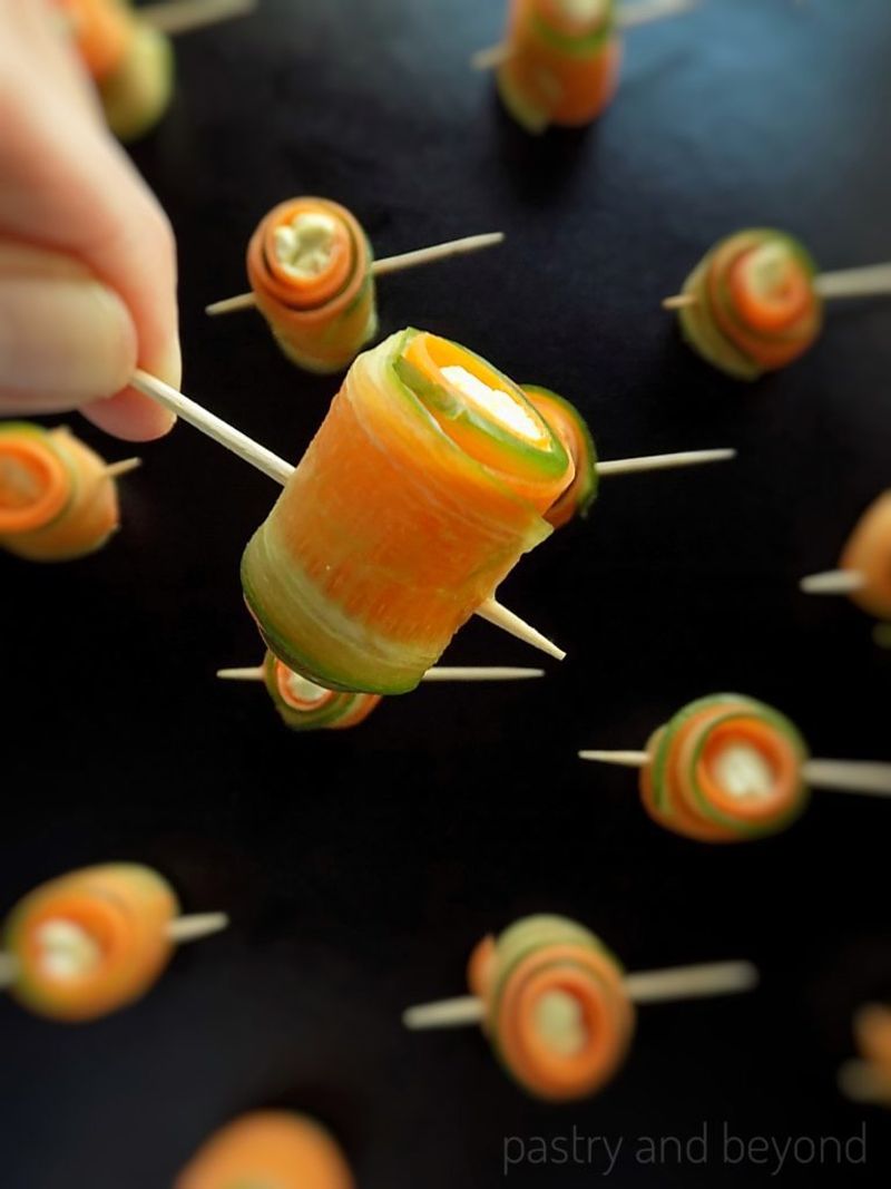 Carrot and Cucumber Roll-Ups
