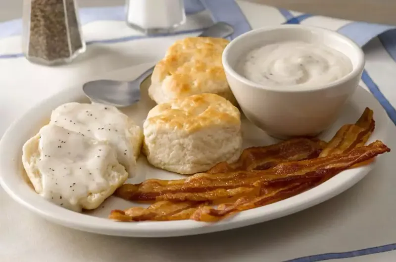 Biscuits N' Gravy with Meat