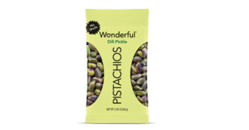 Wonderful No Shells Dill Pickle Pistachios