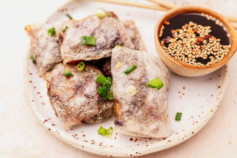 Easy Air Fryer Rice Paper Dumplings