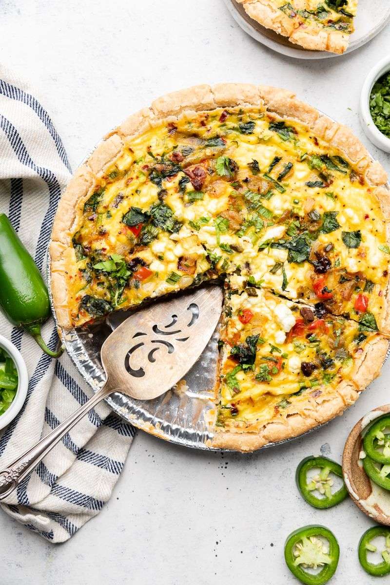 Frozen Vegetable Quiche with a Twist