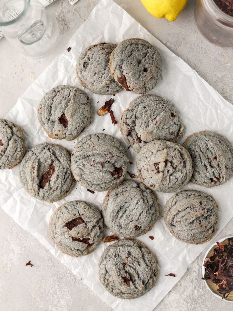 Hibiscus Lime Cookies