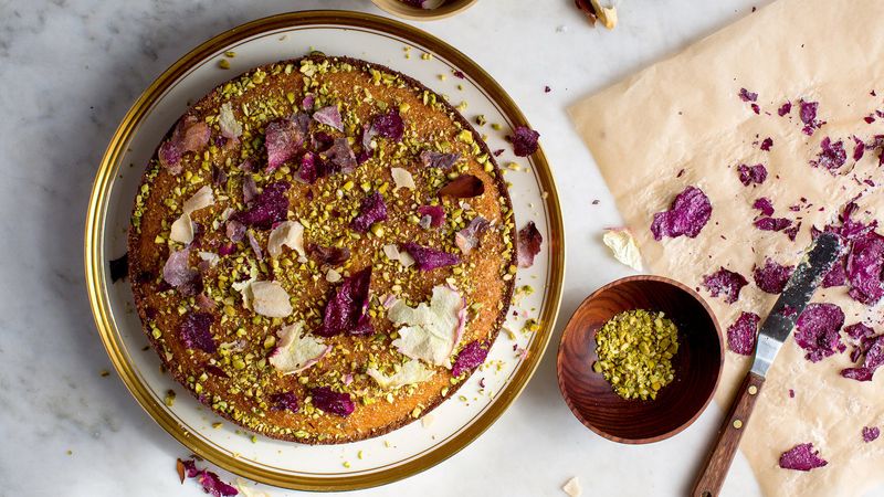 Pistachio and Rose