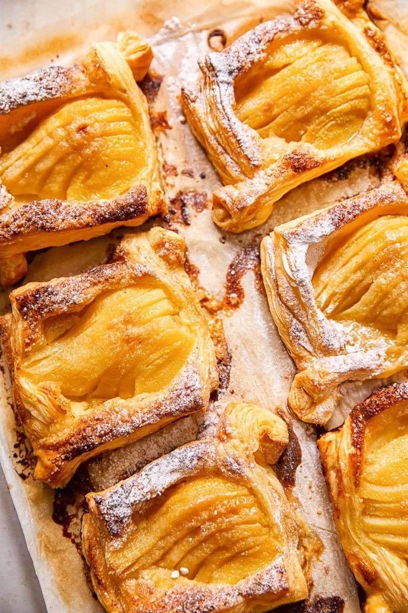 Elegant Pear Puff Pastry Tarts