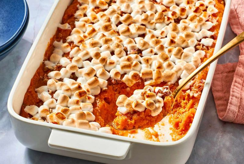 Sweet Potato Casserole With Marshmallows