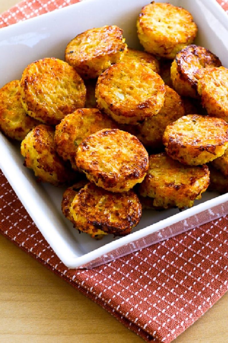 Cheesy Cauliflower Tots