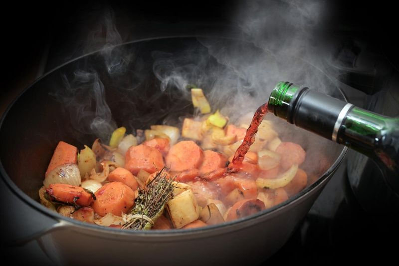 Wine Sauces Turn Metallic