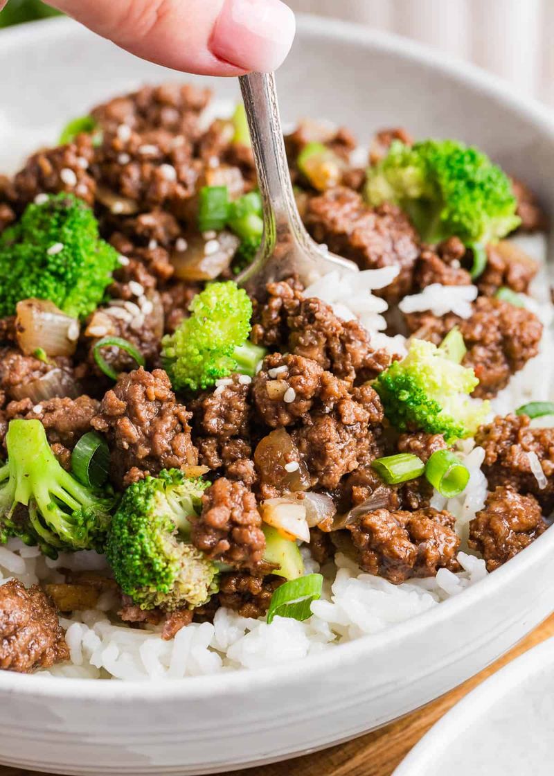 Ground Beef and Broccoli Stir-Fry