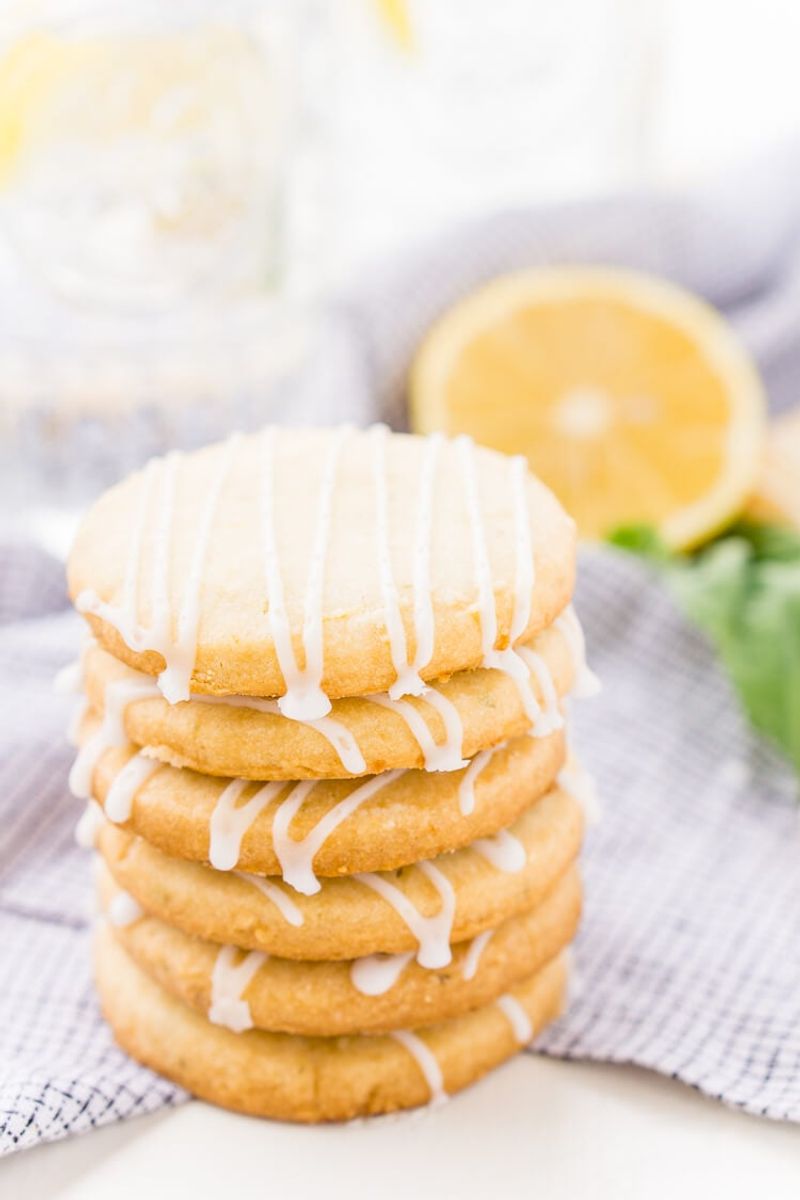 Lemon Basil Tea Cookies