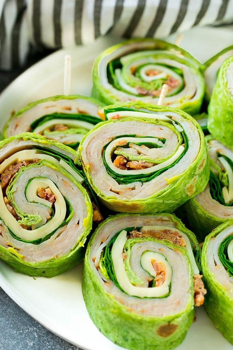 Turkey and Avocado Roll-Ups