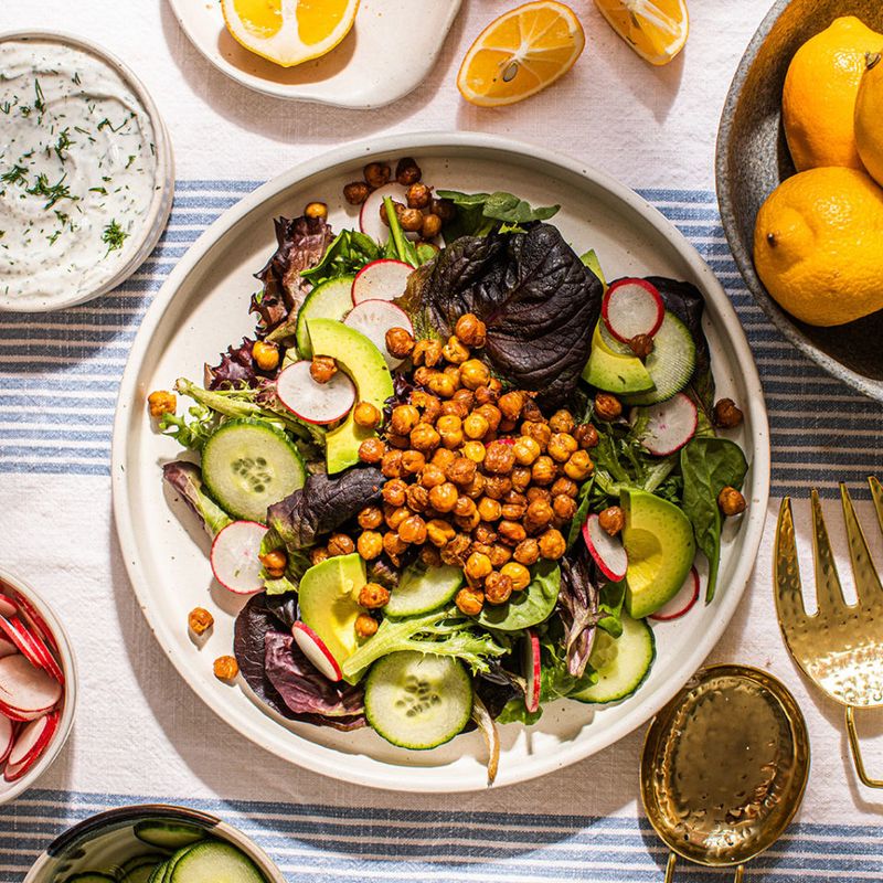 Crispy Chicken And Radish Salad