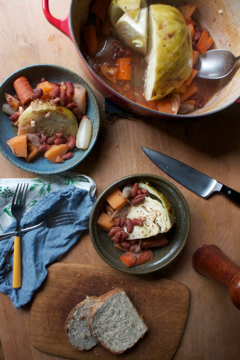 Pot Roast with Cabbage