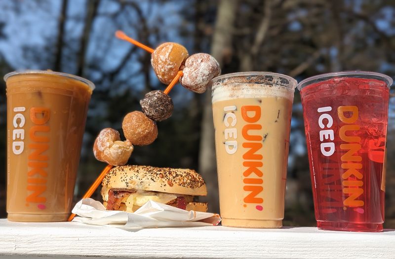 Munchkins + Iced Coffee – Dunkin’