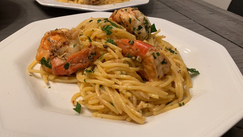 Shrimp Scampi Linguine