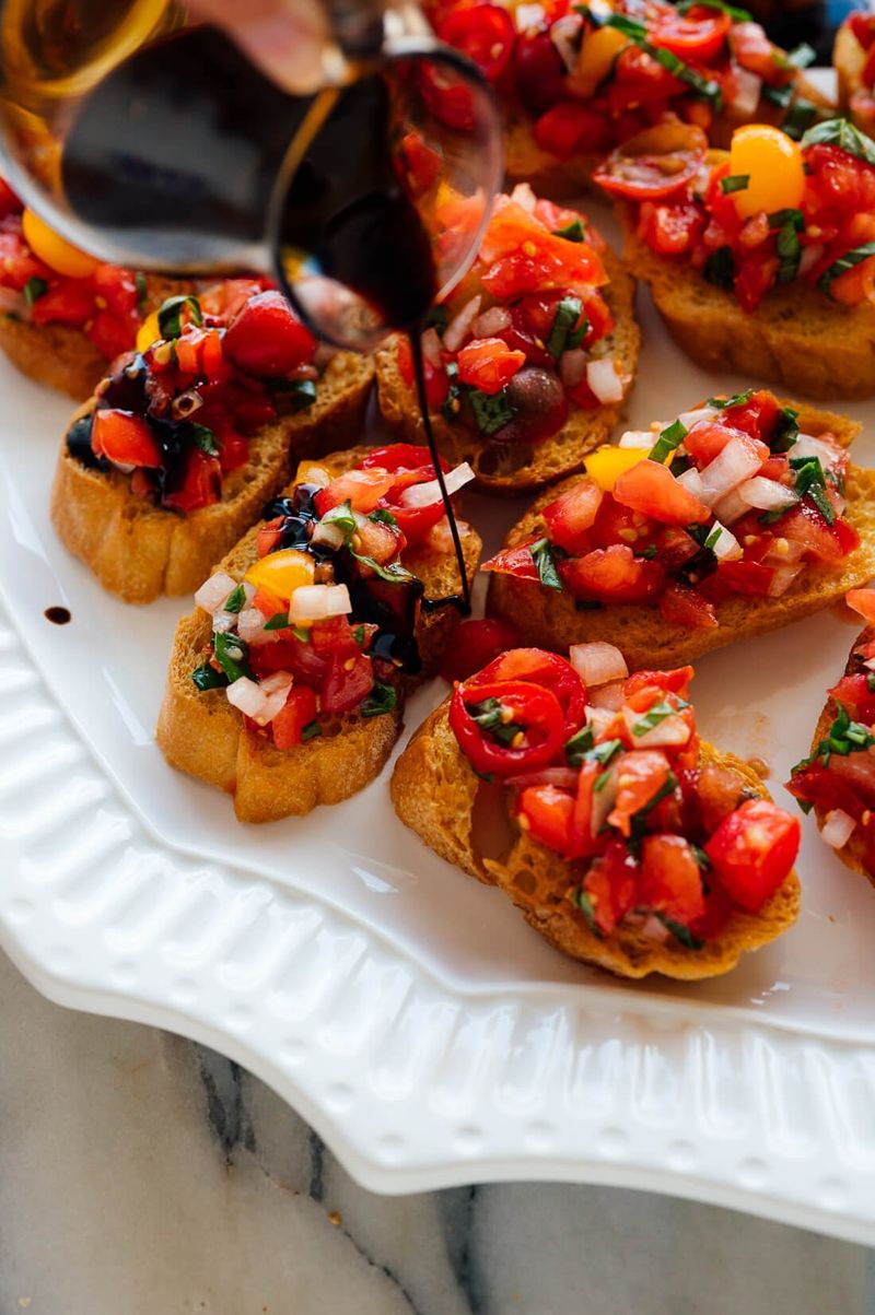 Classic Bruschetta with Tomato and Basil
