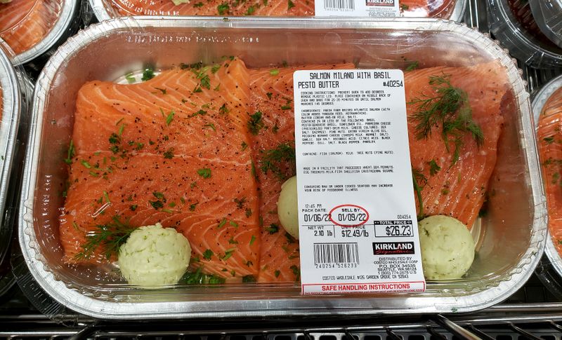 Salmon Milano With Basil Pesto Butter